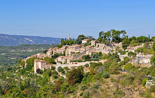 famous perched village in the heart of luberon and peter mayle