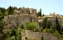 great vaison la romaine famous for its roman ruins and its medieval village and its ancient bridge